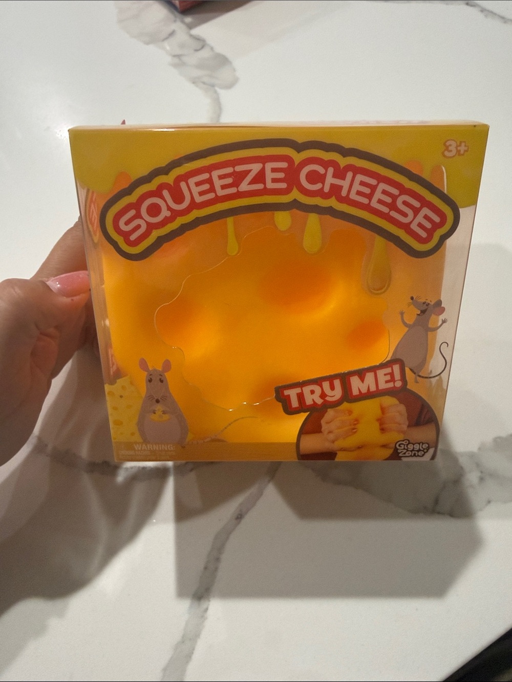 Squeeze cheese